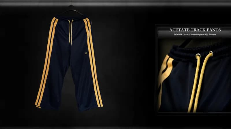 Acetate Track Pants