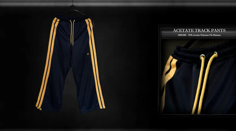Acetate Track Pants