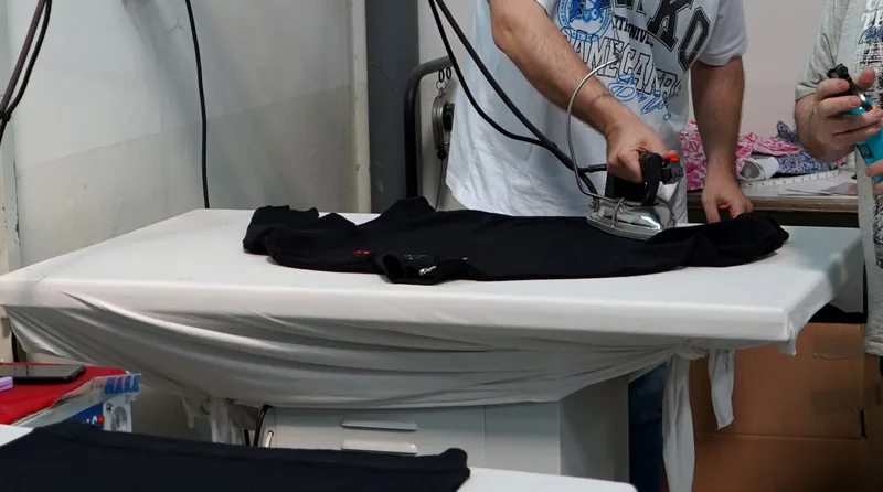 White Cotton factory floor with sewing stations