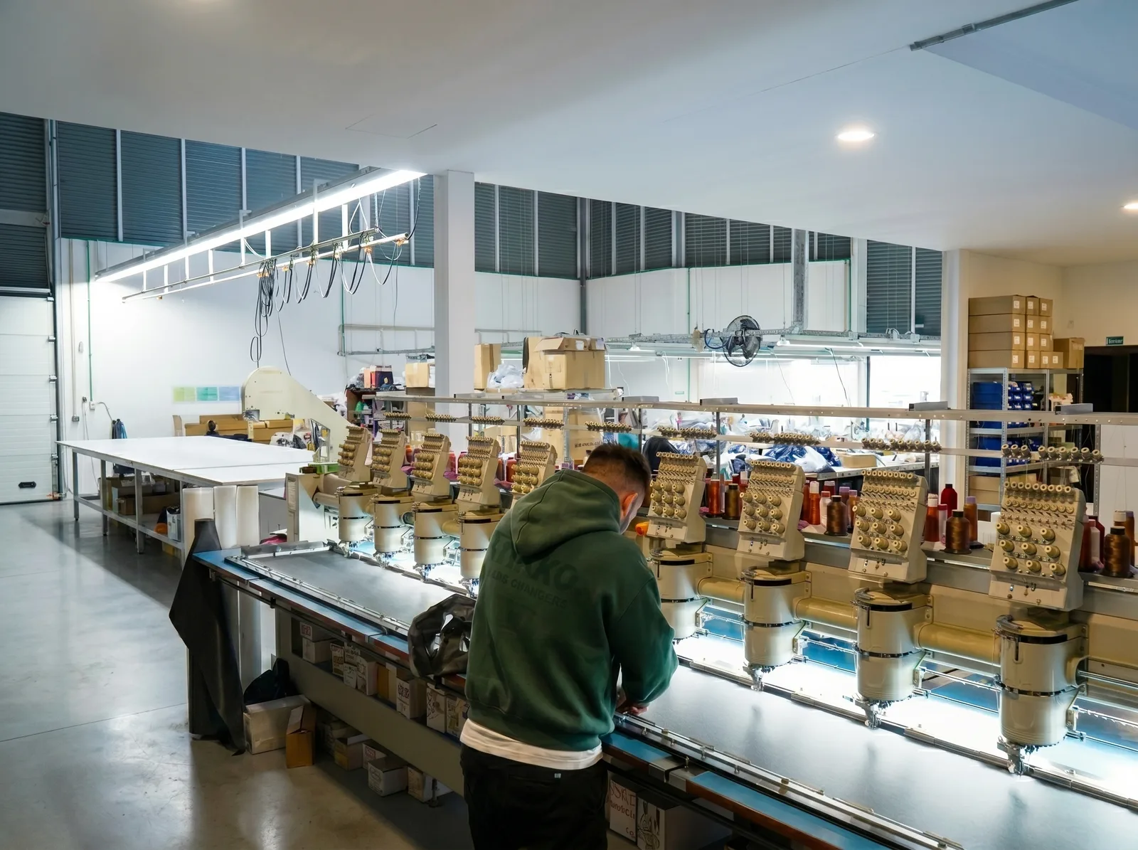 White Cotton production line